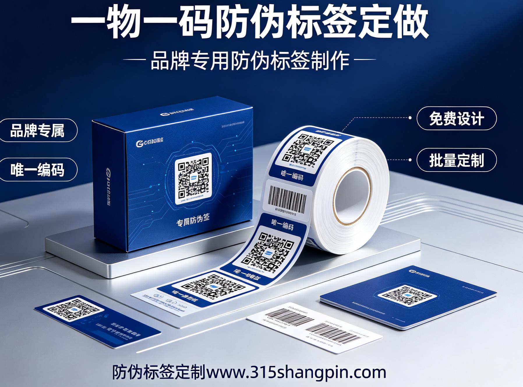 一物一码防伪标签定做，品牌专用防伪标签制作