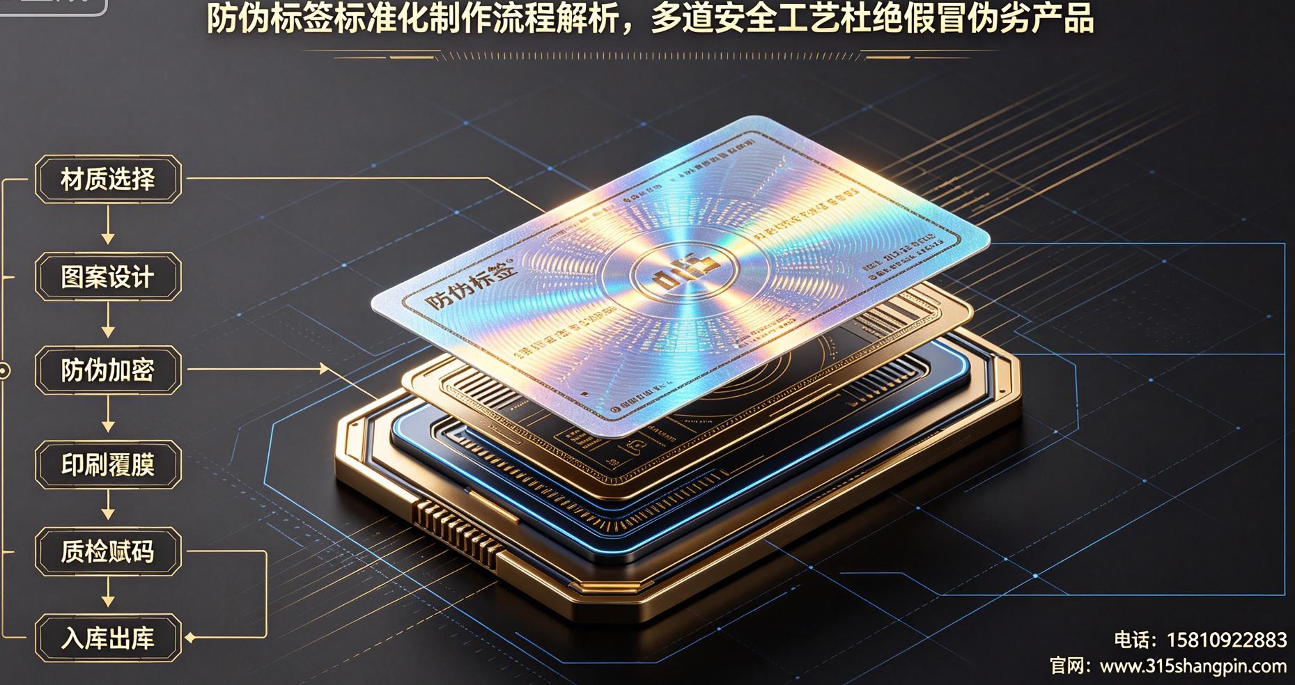 防伪标签标准化制作流程解析，多道安全工艺杜绝假冒伪劣产品