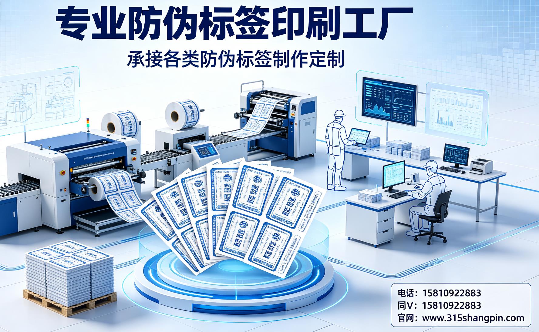 专业防伪标签印刷工厂，承接各类防伪标签制作定制