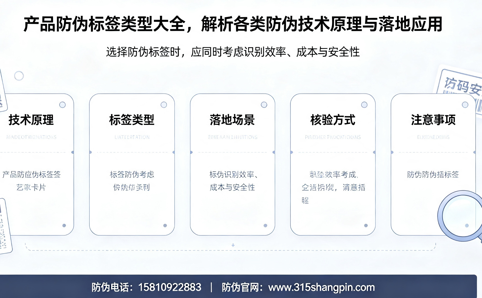 产品防伪标签类型大全，解析各类防伪技术原理与落地应用