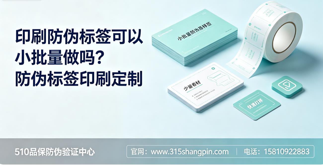 印刷防伪标签可以小批量做吗？防伪标签印刷定制