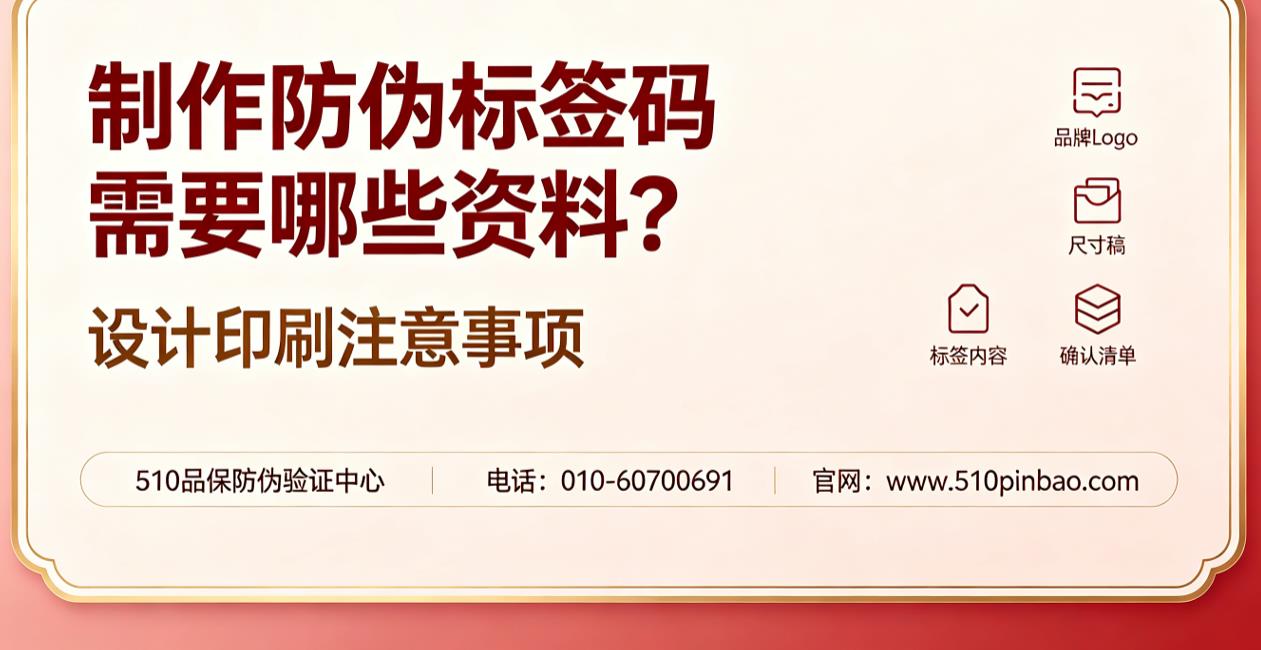 制作防伪标签码需要哪些资料？设计印刷注意事项
