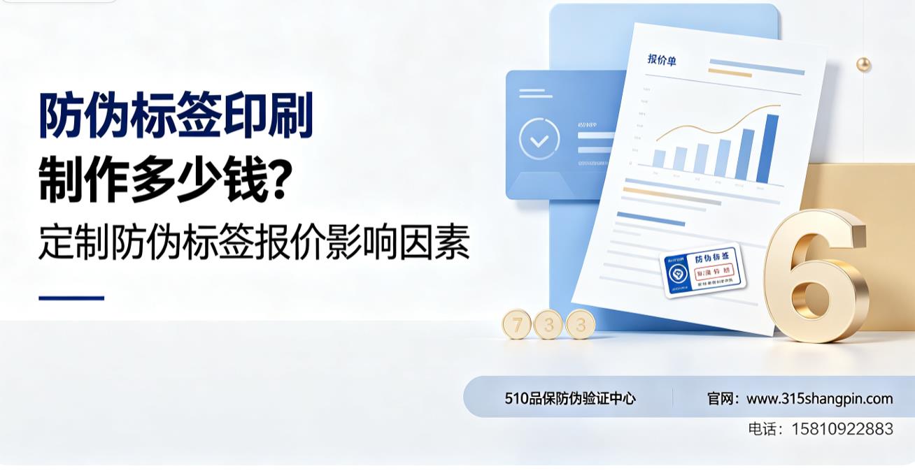 防伪标签印刷制作多少钱？定制防伪标签报价影响因素