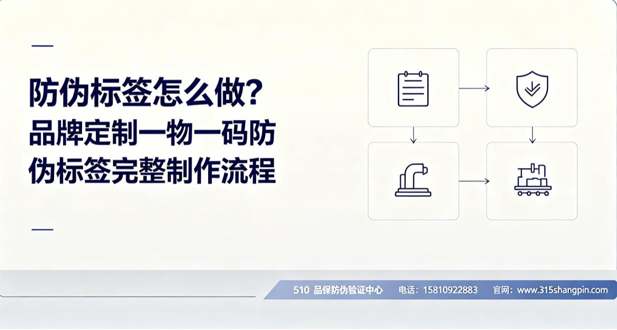 防伪标签怎么做？品牌定制一物一码防伪标签完整制作流程