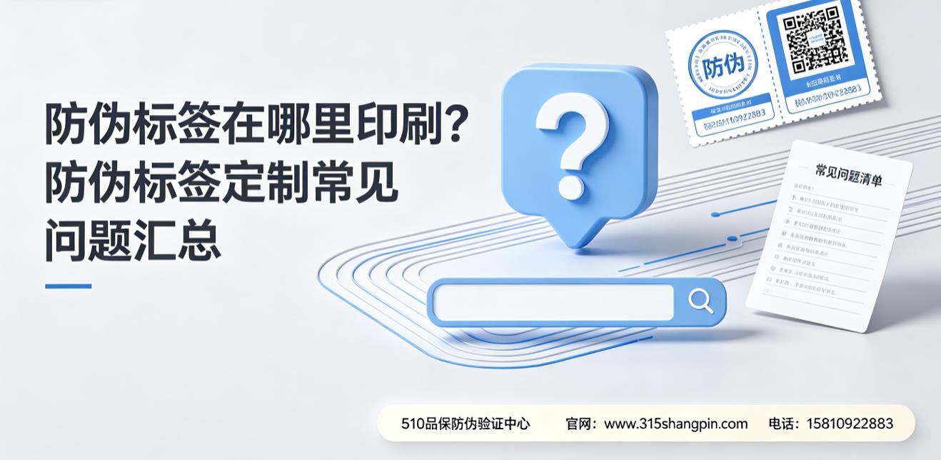 防伪标签在哪里印刷？防伪标签定制常见问题汇总