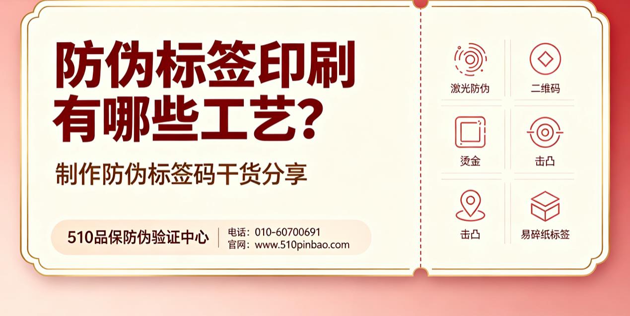 防伪标签印刷有哪些工艺？制作防伪标签码干货分享
