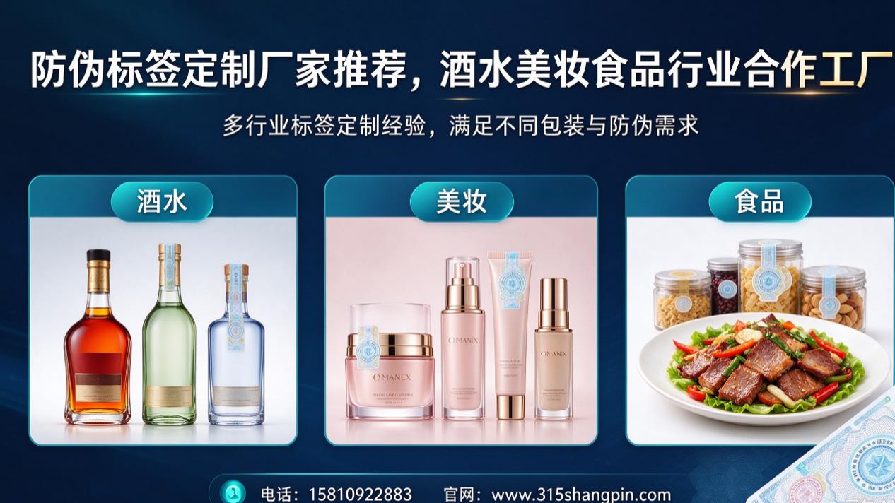 防伪标签定制厂家推荐，酒水美妆食品行业合作工厂