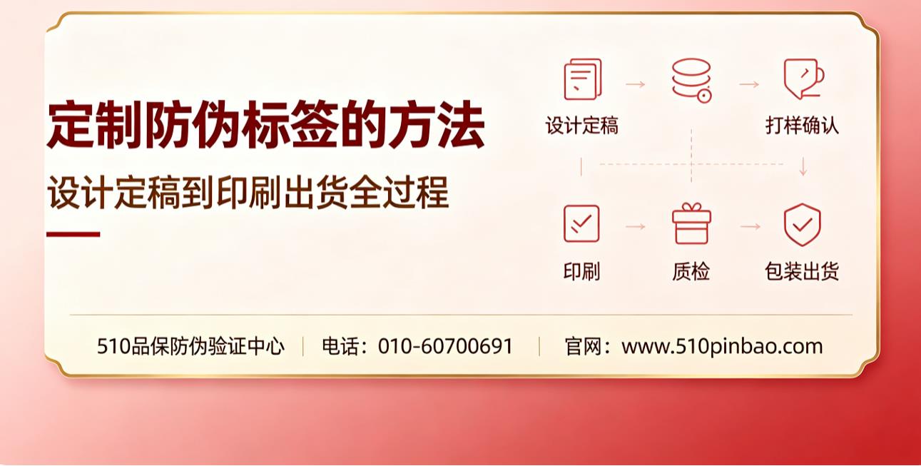 定制防伪标签的方法，设计定稿到印刷出货全过程