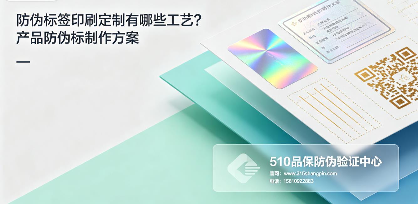 防伪标签印刷定制有哪些工艺？产品防伪标制作方案