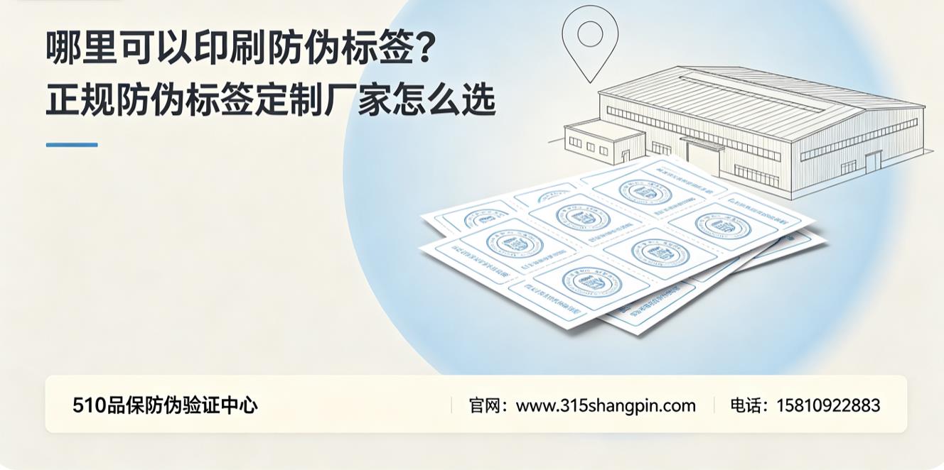 哪里可以印刷防伪标签？正规防伪标签定制厂家怎么选
